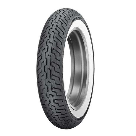 Dunlop D402 Wide White Wall Front Tyre MT90 B-16 74H Tubeless - EasyR