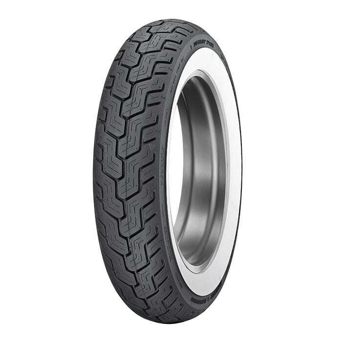 Dunlop D402 Wide White Wall Rear Tyre MT90 B-16 74H Tubeless - EasyR