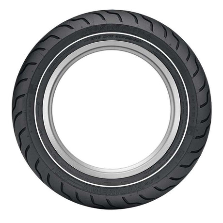 Dunlop American Elite Narrow White Wall Rear Tyre 180/65 B-16 MT 81H Tubeless - EasyR