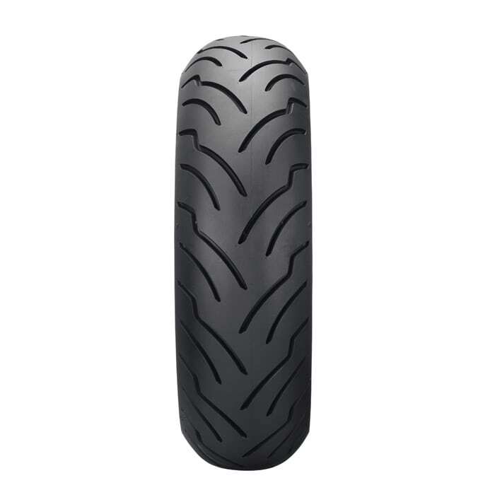 Dunlop American Elite Narrow White Wall Rear Tyre MU85 B-16 MT 77H Tubeless - EasyR