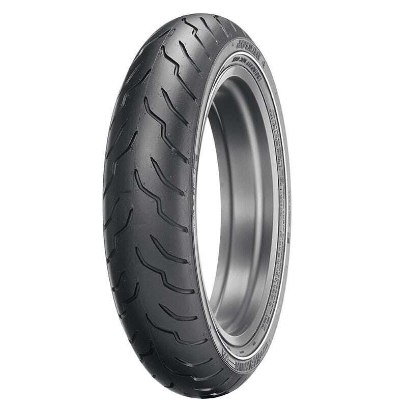 Dunlop American Elite Narrow White Wall Front Tyre MT90 B-16 72H Tubeless - EasyR