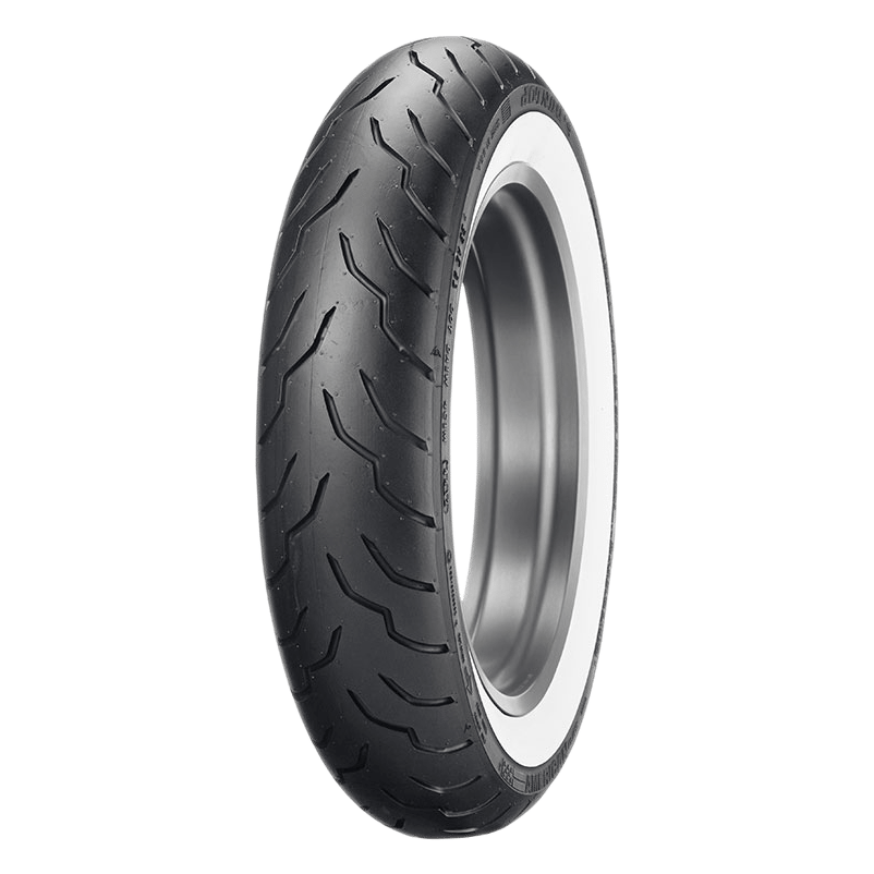 Dunlop American Elite Wide White Wall Front Tyre MT90 B-16 72H Tubeless - EasyR