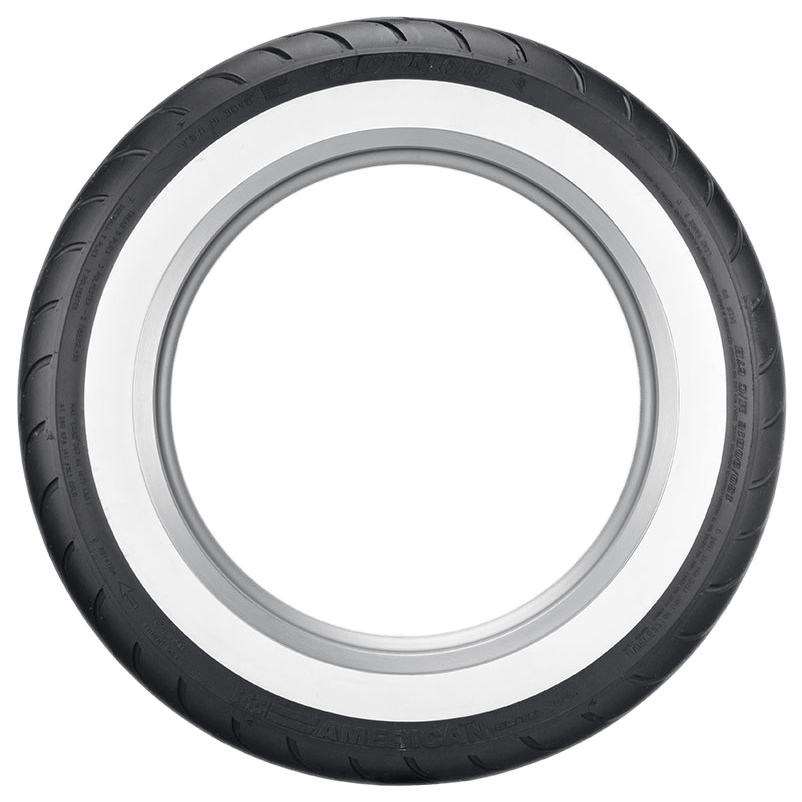 Dunlop American Elite Wide White Wall Front Tyre MT90 B-16 72H Tubeless - EasyR