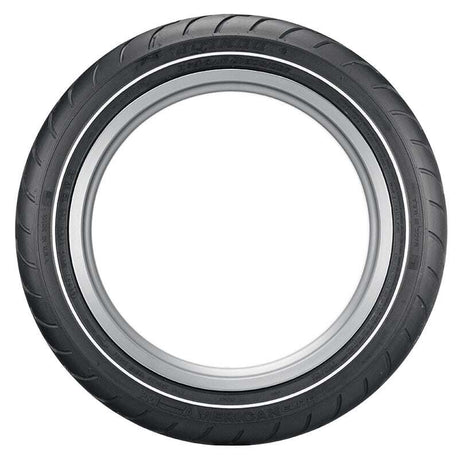 Dunlop American Elite Narrow White Wall Front Tyre 130/80 B-17 65H Tubeless - EasyR