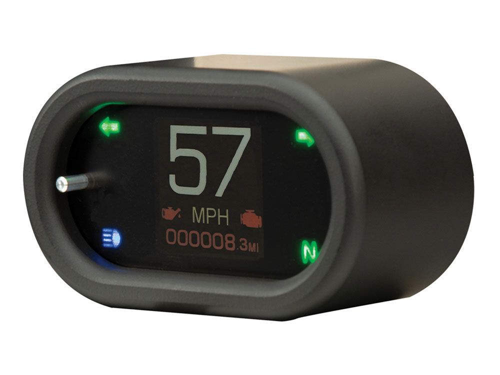 Dakota Digital DAK-MLX-5400-K Classic 3-1/2" x 2" KPH Speedometer Black