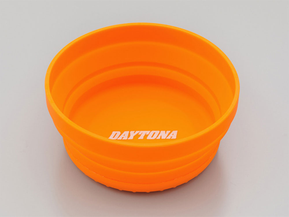 Daytona Parts Co DAY-31021 Collapsible Silicone Tray w/Magnetic Base Round