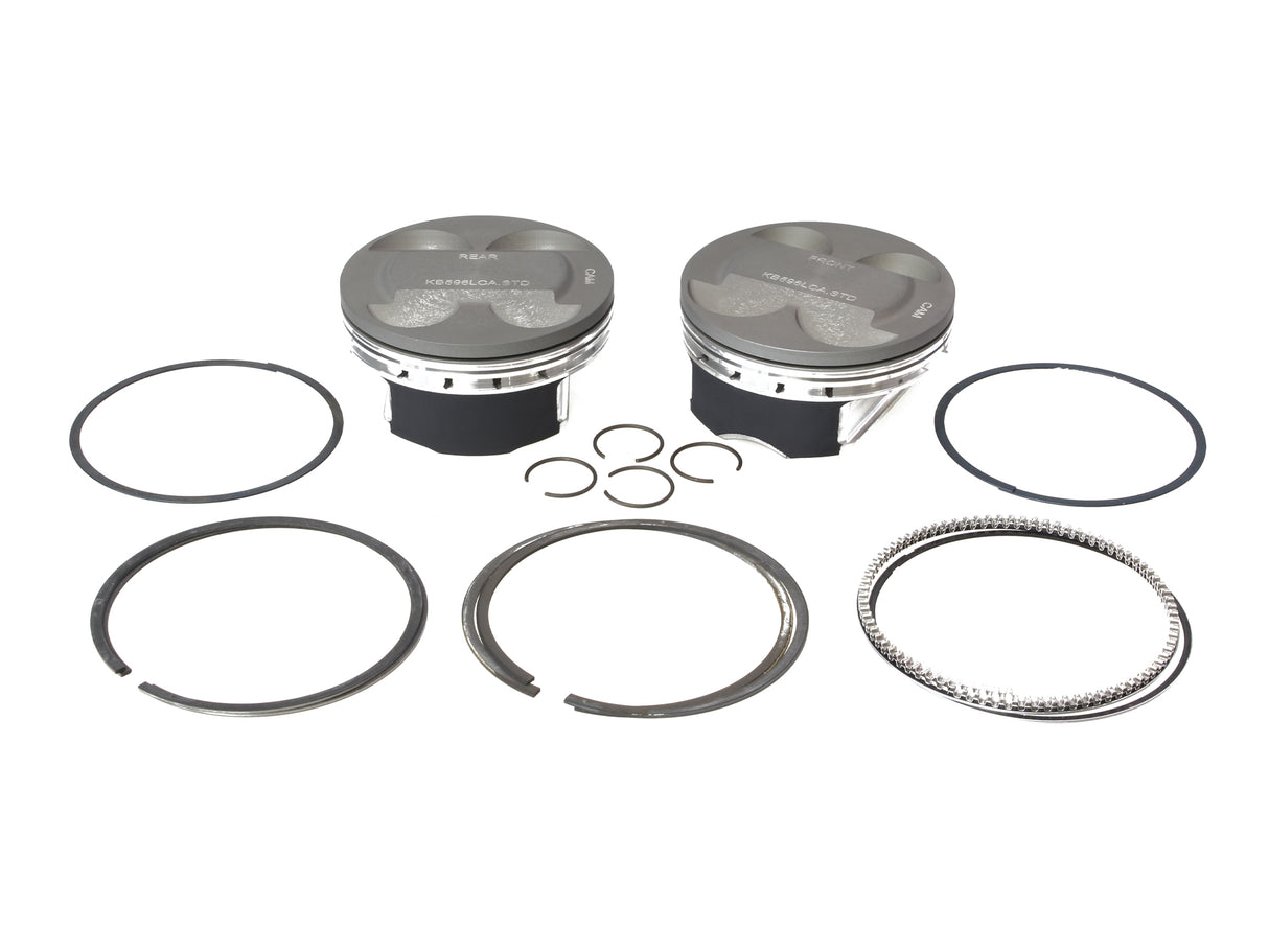 RSS DAY-81675-KB596 128ci Big Bore Kit w/Highlighted Fins Black (Includes KB 11.7:1 Compression Piston Kit) for Harley-Davidson Milwaukee-Eight 17-Up w/114ci or 117ci Engine
