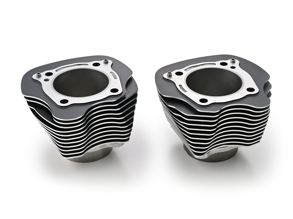 RSS DAY-81675-M5111 128ci Big Bore Kit w/Highlighted Fins Black (Includes CP Carrillo 11.5:1 Compression Piston Kit) for Harley-Davidson Milwaukee-Eight 17-Up w/114ci or 117ci Engine