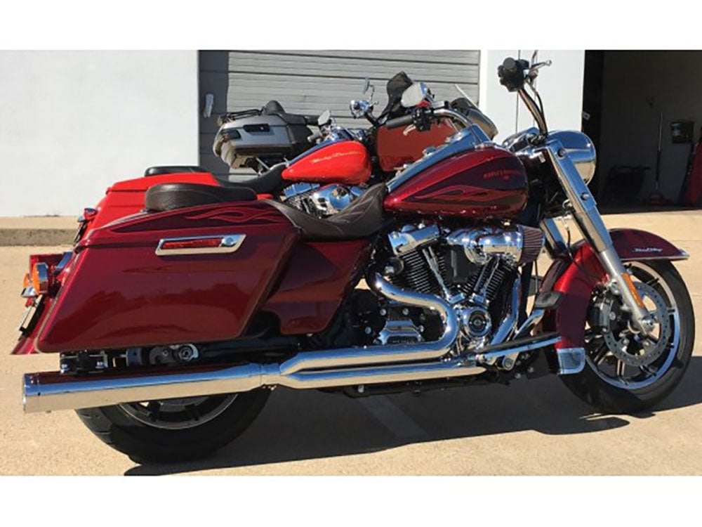 D&D Exhaust DD655Z-32TBB Diablo Gato Big Bore 2-1 Exhaust Chrome for Harley-Davidson Touring 17-Up