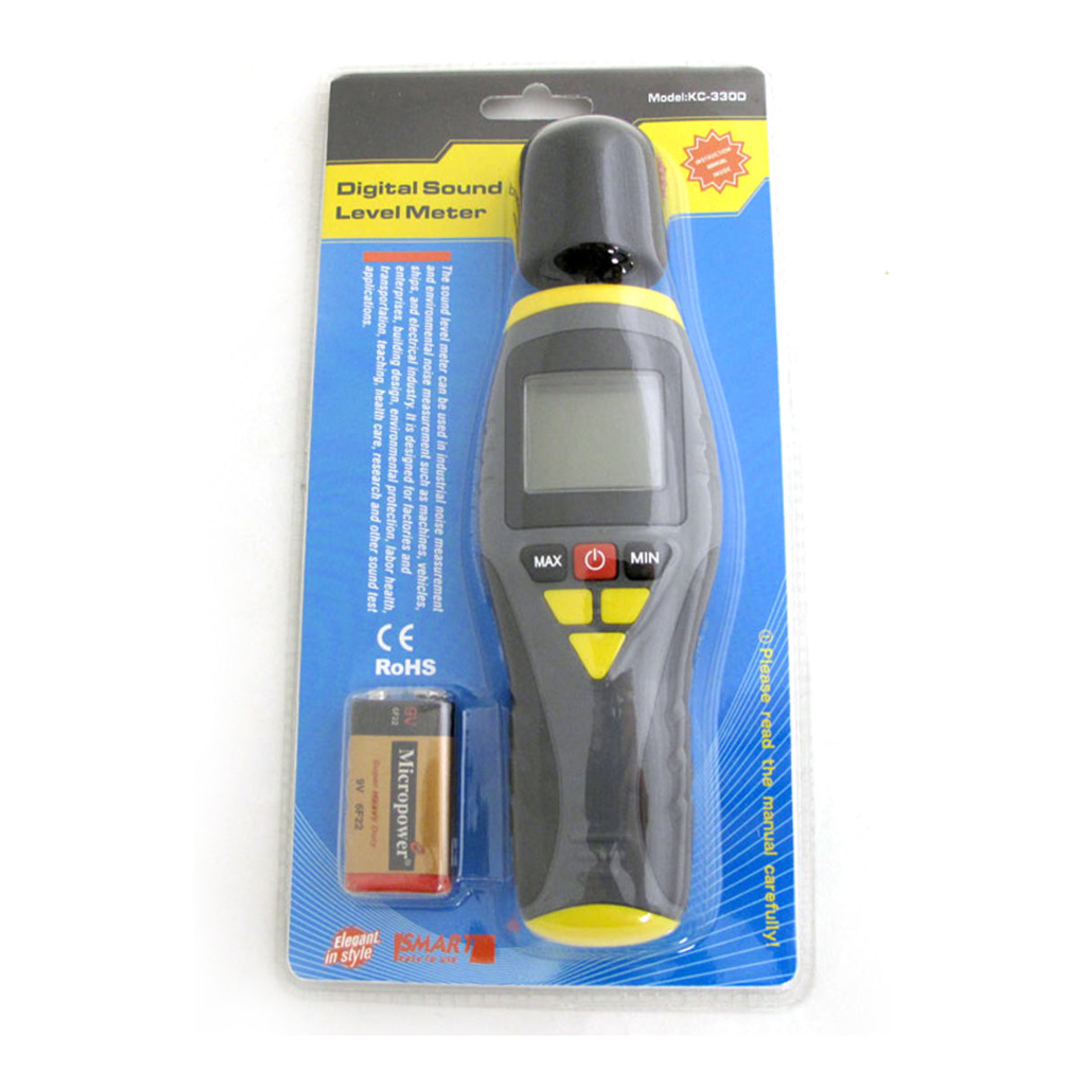 Denali Decibel Sound Meter (A weighted - FAST response)