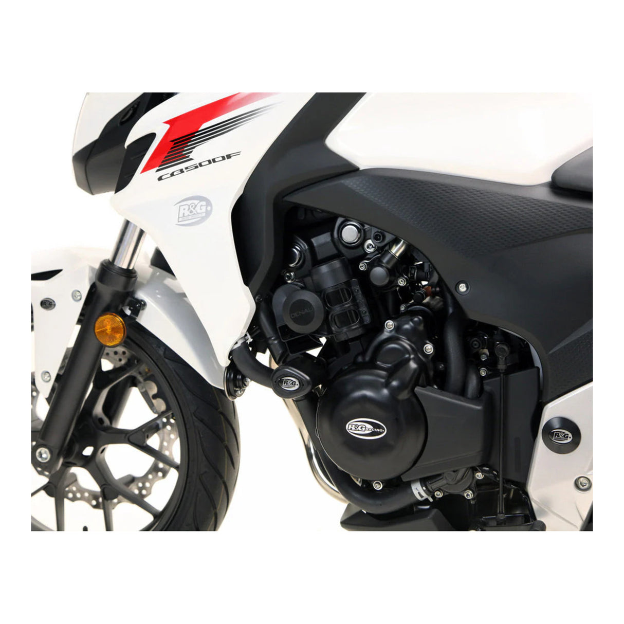Denali Horn Mount for Honda CB500F 13-21 w/SoundBomb Original Dual-Tone Air Horn