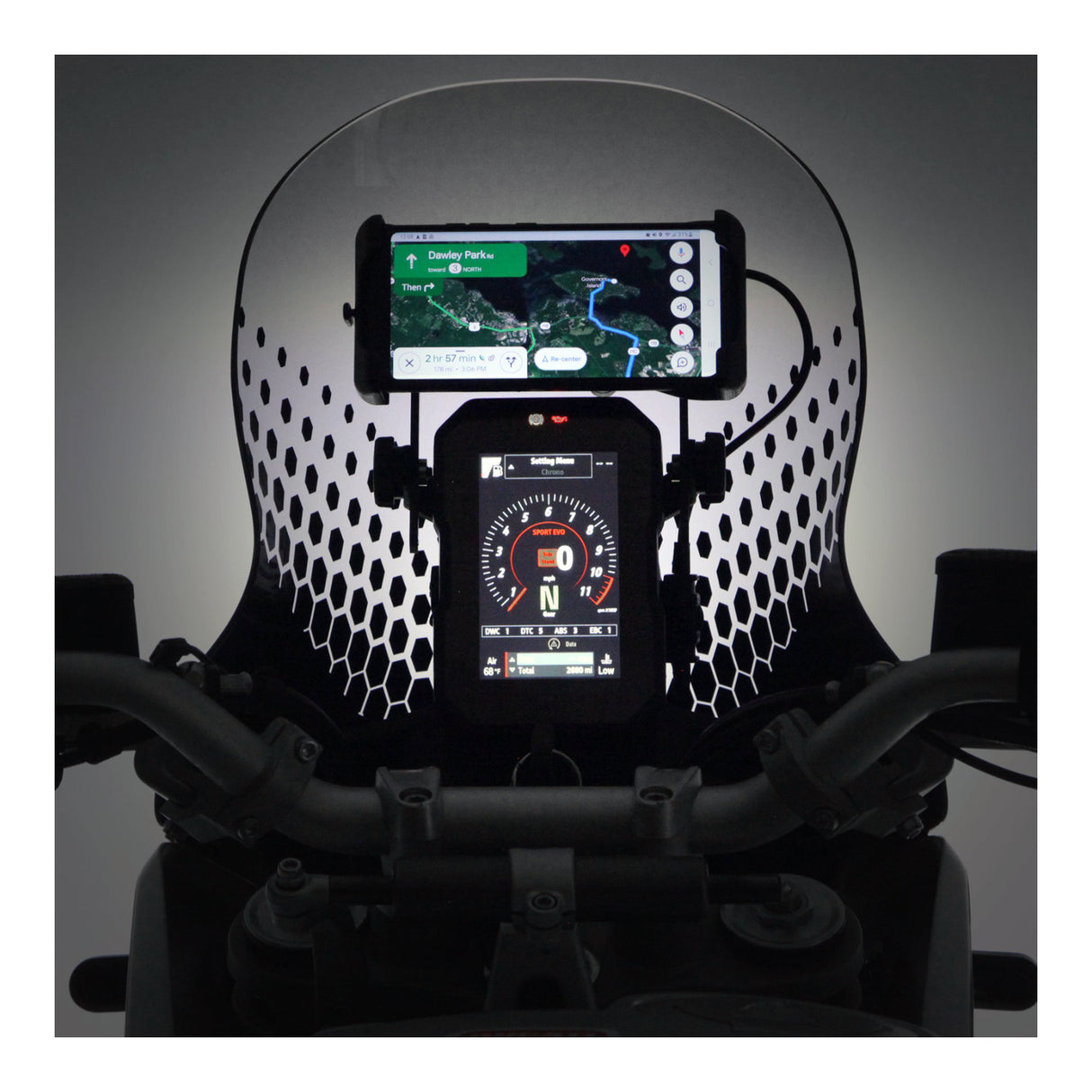 Denali Rally Phone Mount for Ducati DesertX 2023
