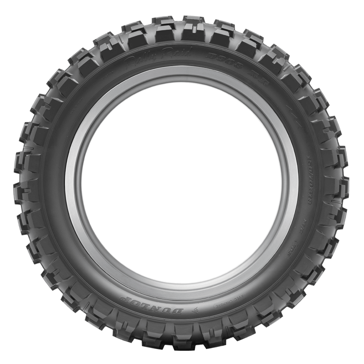 Dunlop D908RR Rally Raid Street Legal Knobby Rear Tyre 140/80-18 Tube Type - EasyR