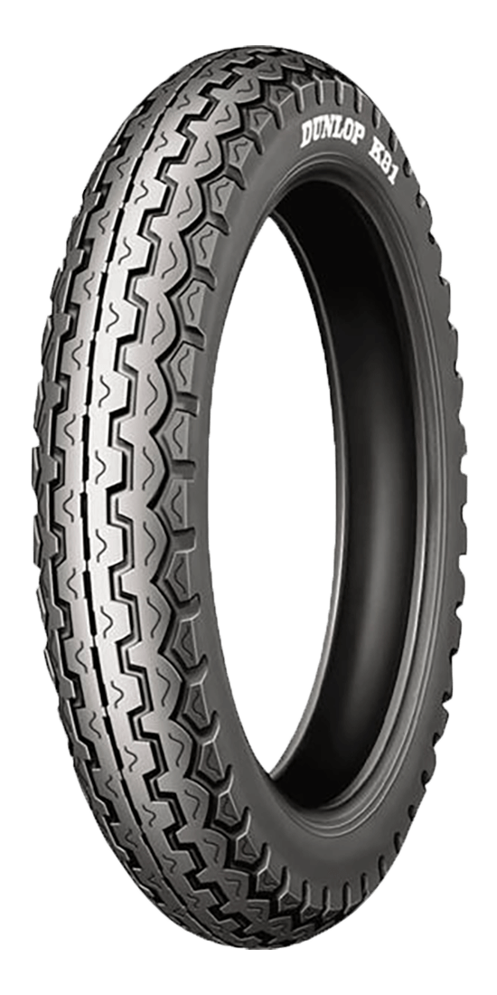 Dunlop K81/TT100GP Front or Rear Tyre 400-18 64H Tubeless - EasyR