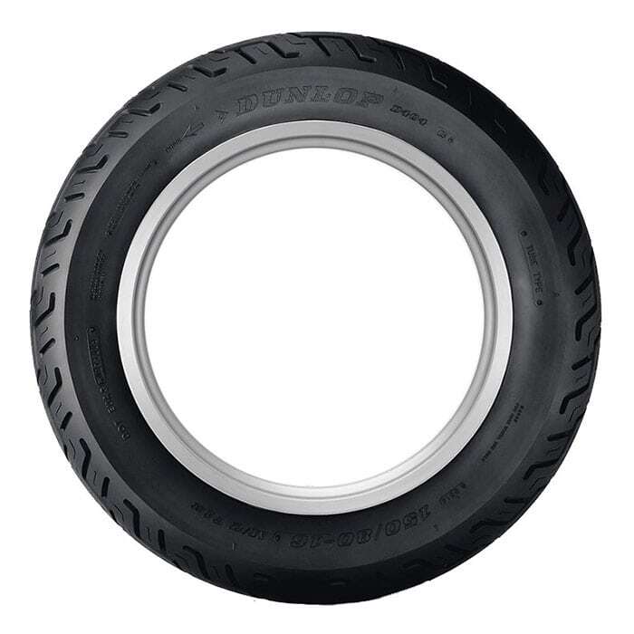 Dunlop D404 Rear Tyre 140/90-15 Tubeless - EasyR
