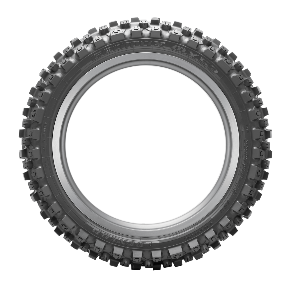Dunlop Geomax MX53 Hard/Intermediate Rear Tyre 120/90-19 Tube Type - EasyR