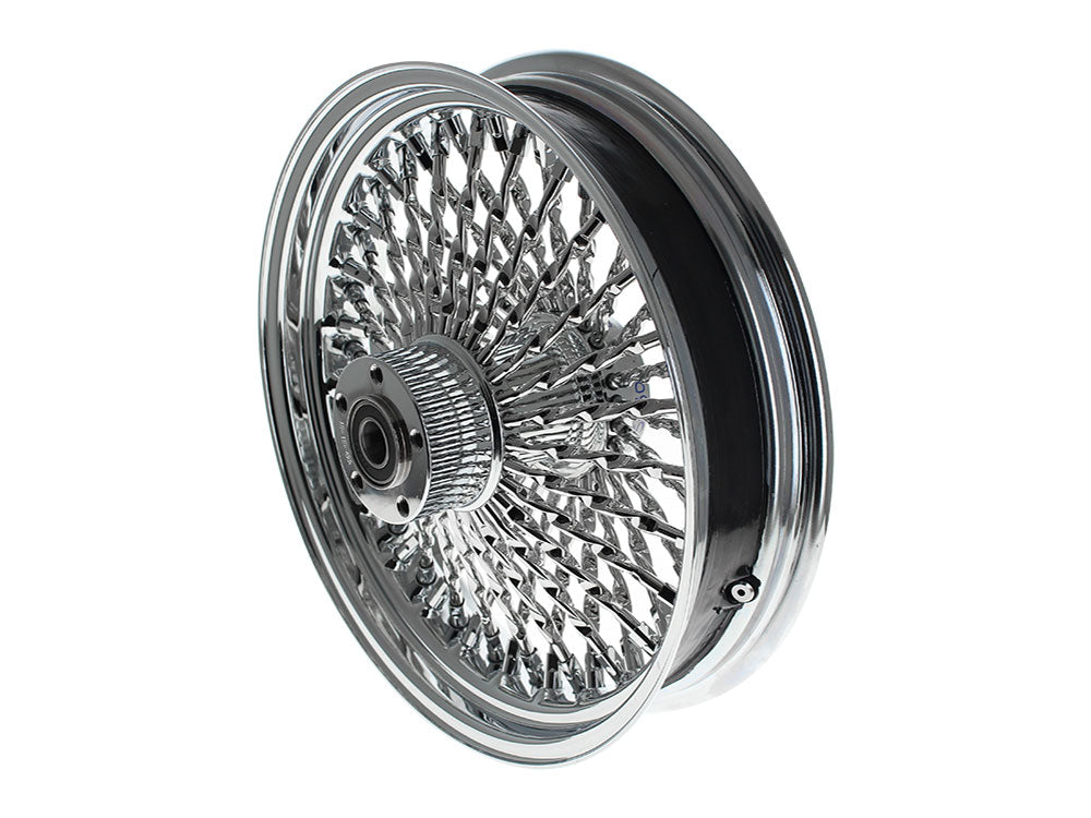 DNA Specialty DNA-CA16342342A 16" x 3.5" Cali Fat Spoke Rear Wheel Chrome for Softail 11-Up