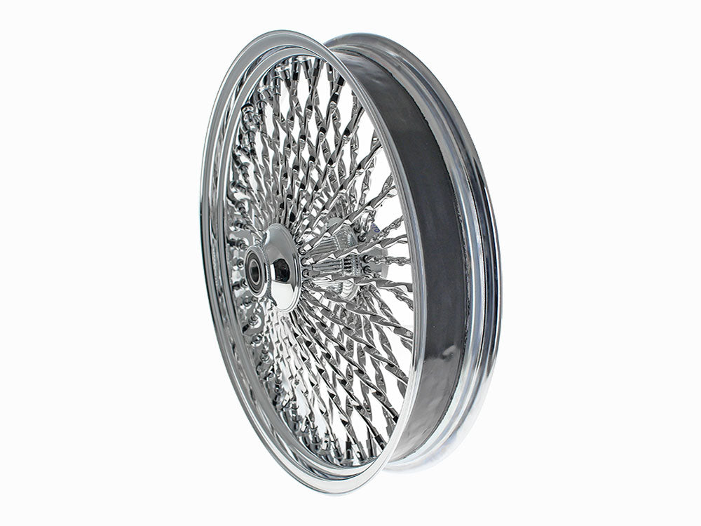DNA Specialty DNA-CA21580650A 21" x 3.5" Cali Fat Spoke Front Wheel Chrome for FL Softail 11-Up