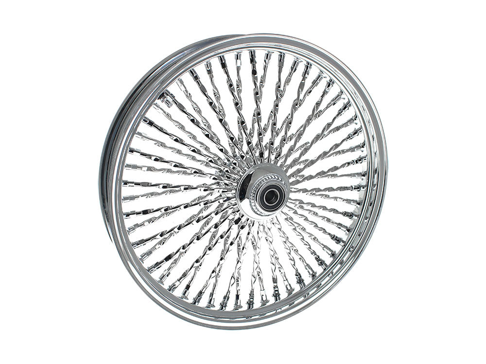 DNA Specialty DNA-CA21580650A 21" x 3.5" Cali Fat Spoke Front Wheel Chrome for FL Softail 11-Up