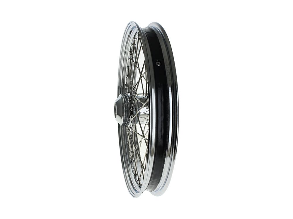 DNA Specialty DNA-M21220142 21" x 2.15" 40 Spoke Cross Laced Front Wheel Chrome for FX Softail 07-10