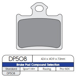 DP Brakes DP508 Sintered Brake Pads