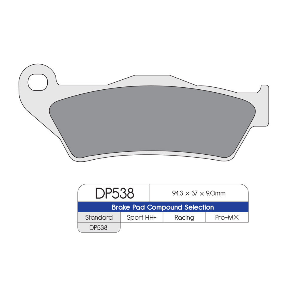 DP Brake Pads DP538 Sintered Brake Pads