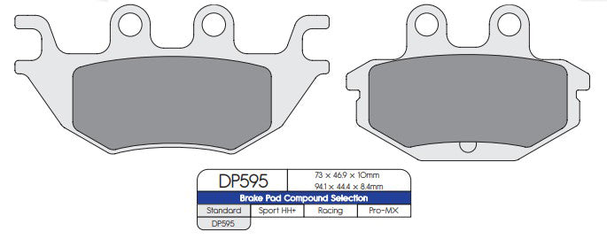 DP Brakes DP595 Sintered Brake Pads