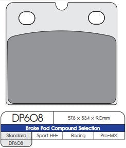 DP Brakes DP608 Sintered Brake Pads