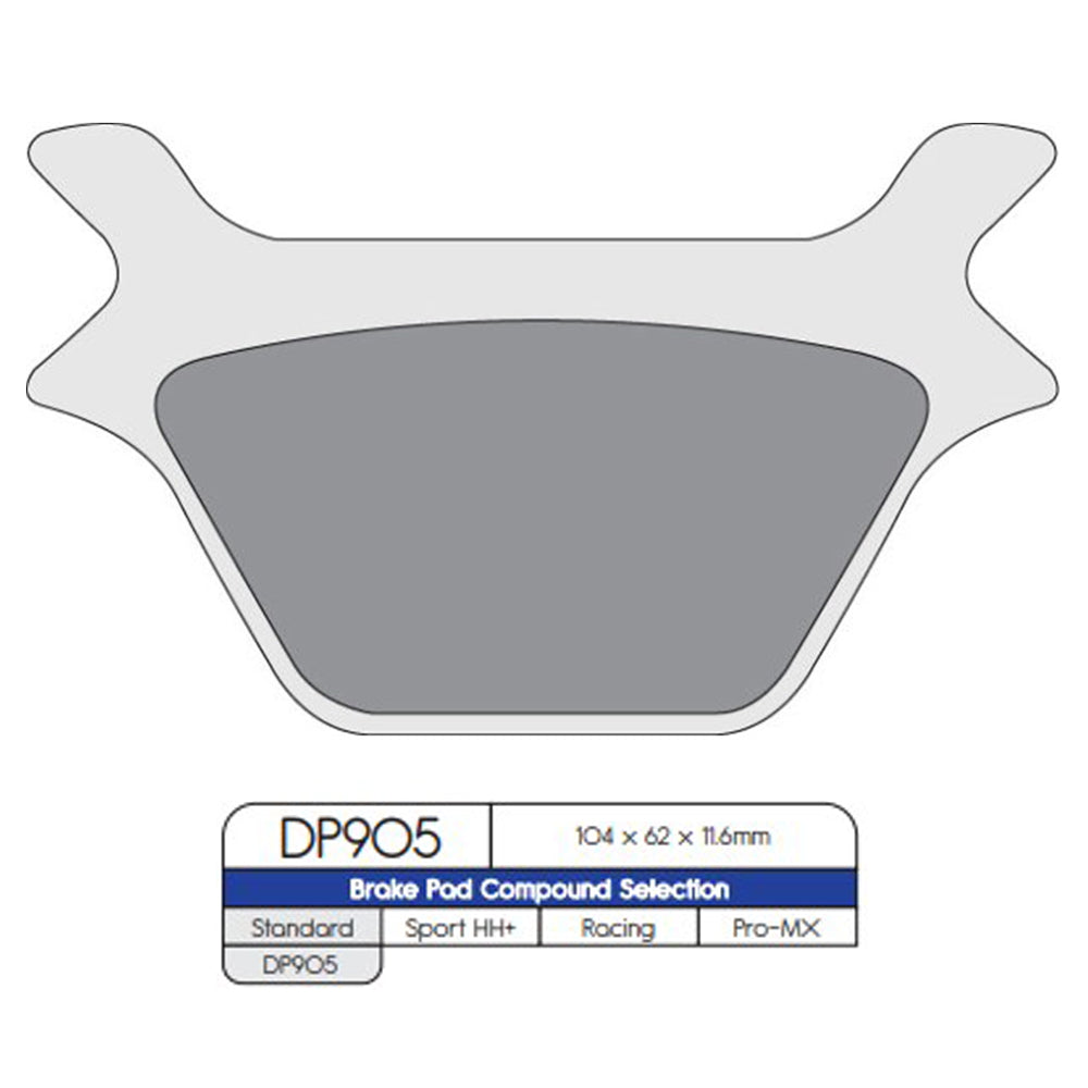 DP Brakes DP905 Sintered Brake Pads