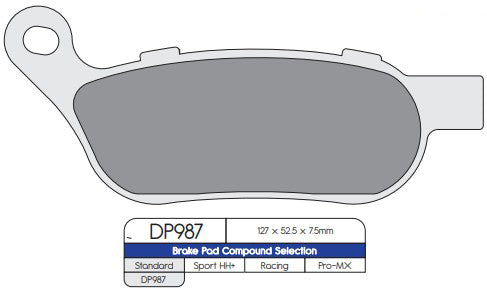 DP Brakes DP987 Sintered Brake Pads