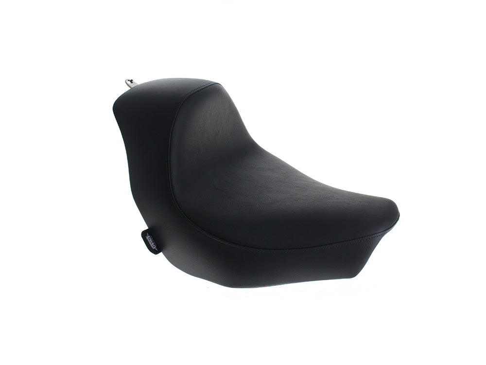 Drag Specialties DS-0802-1512 Solo Seat Smooth Black for Harley-Davidson Low Rider 18-Up/Low Rider S 20-Up/Low Rider ST 22-Up