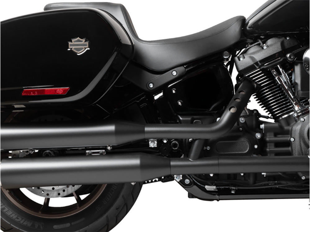 Drag Specialties DS-0802-1634 Performance Predator 2-Up Dual Seat Smooth Black for Harley-Davidson Sport Glide/Low Rider 18-Up/Low Rider S 20-Up/Low Rider ST 22-Up