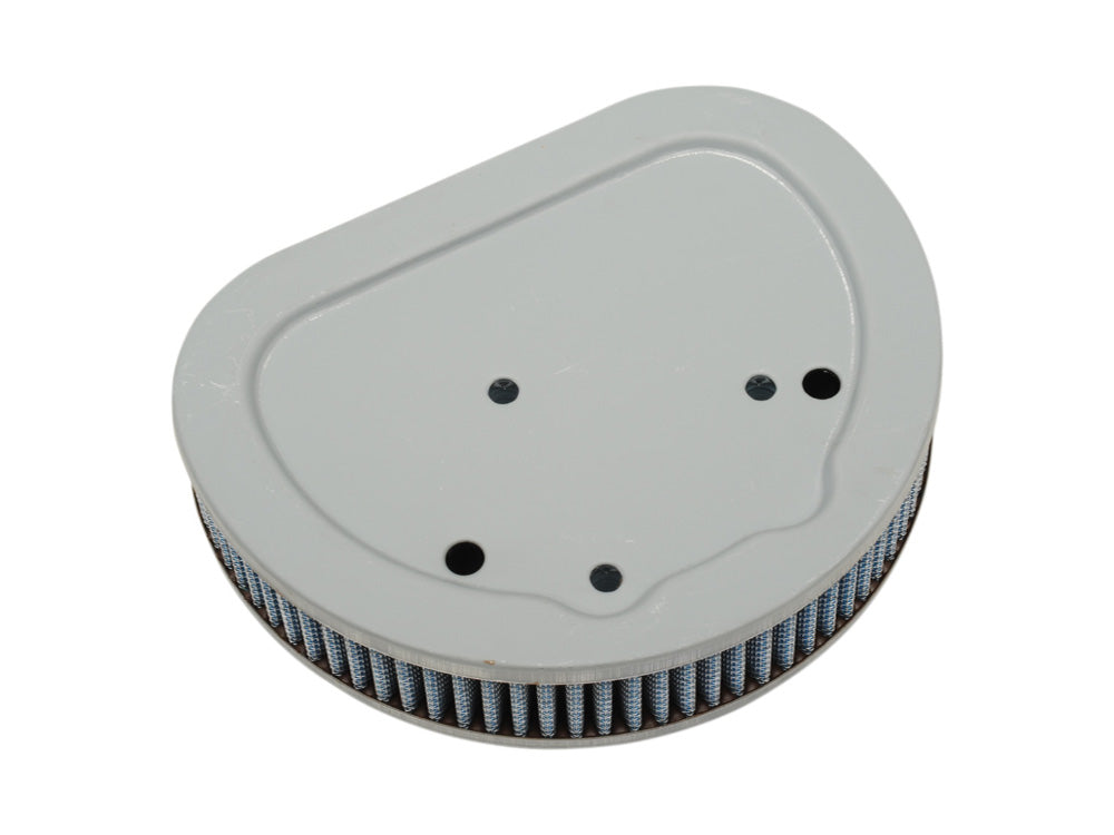 Drag Specialties DS-1011-4203 Premium Washable Air Filter Element for Harley-Davidson Twin Cam w/OEM Round Air Cleaner Cover/Crossbones 08-11/Blackline 11-13/Slim 12-17/Street Bob 14-17 Models