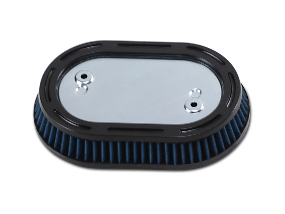 Drag Specialties DS-1011-4229 Premium Washable Air Filter Element for Harley-Davidson Softail 18-24/Touring 17-23 Models w/Ventilator/Oval Air Cleaner