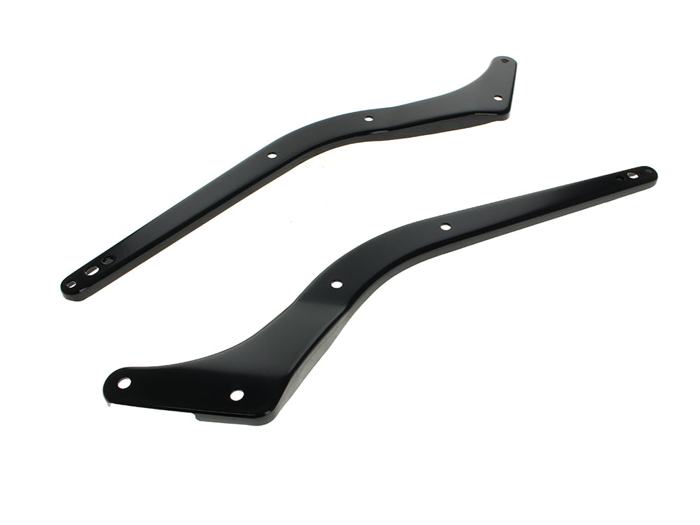 Drag Specialties DS-1411-0044 Rear Fender Struts Gloss Black for Harley-Davidson Softail 08-17 w/200 Rear Tyre