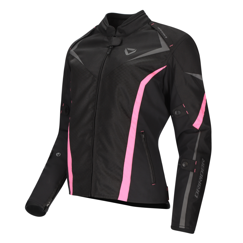 DriRider Origin 2 Black/Pink Womens Textile Jacket