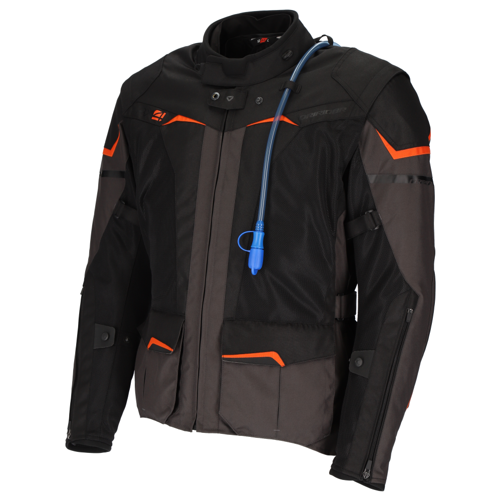 DriRider RX4 Black/Grey/Orange Textile Jacket