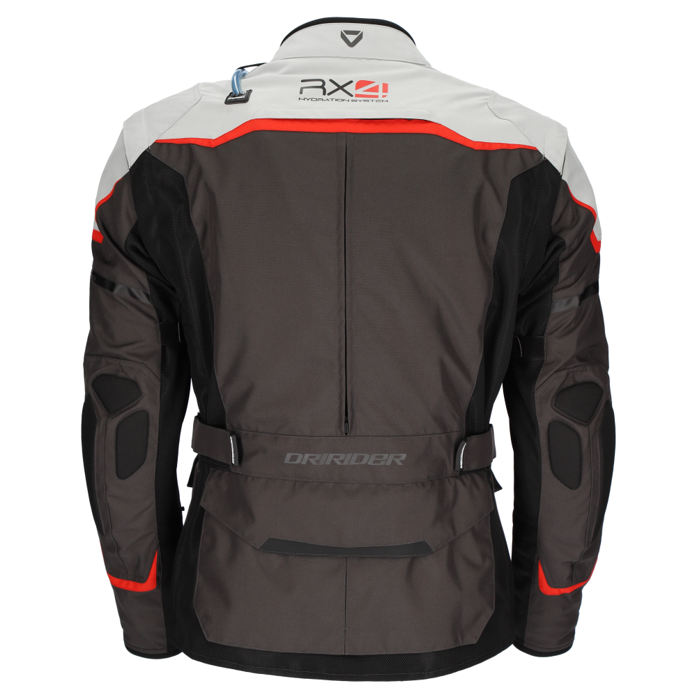DriRider RX4 Grey/Black/Red Textile Jacket
