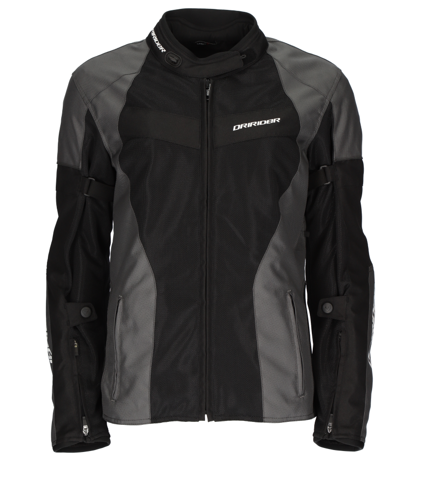 DriRider Vivid 3 Air Grey/Black Womens Textile Jacket