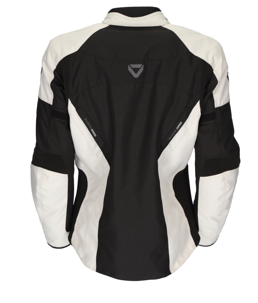 DriRider Vivid 3 Pearl/Black Womens Textile Jacket