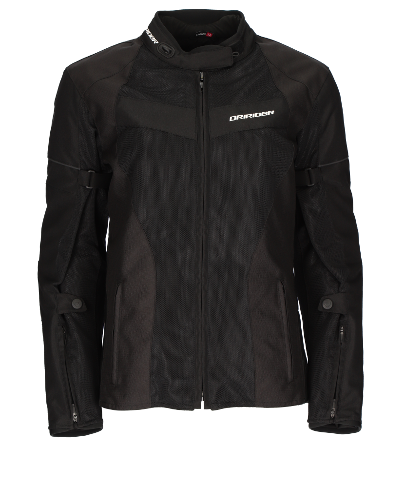 DriRider Vivid 3 Air Black/Black Womens Textile Jacket