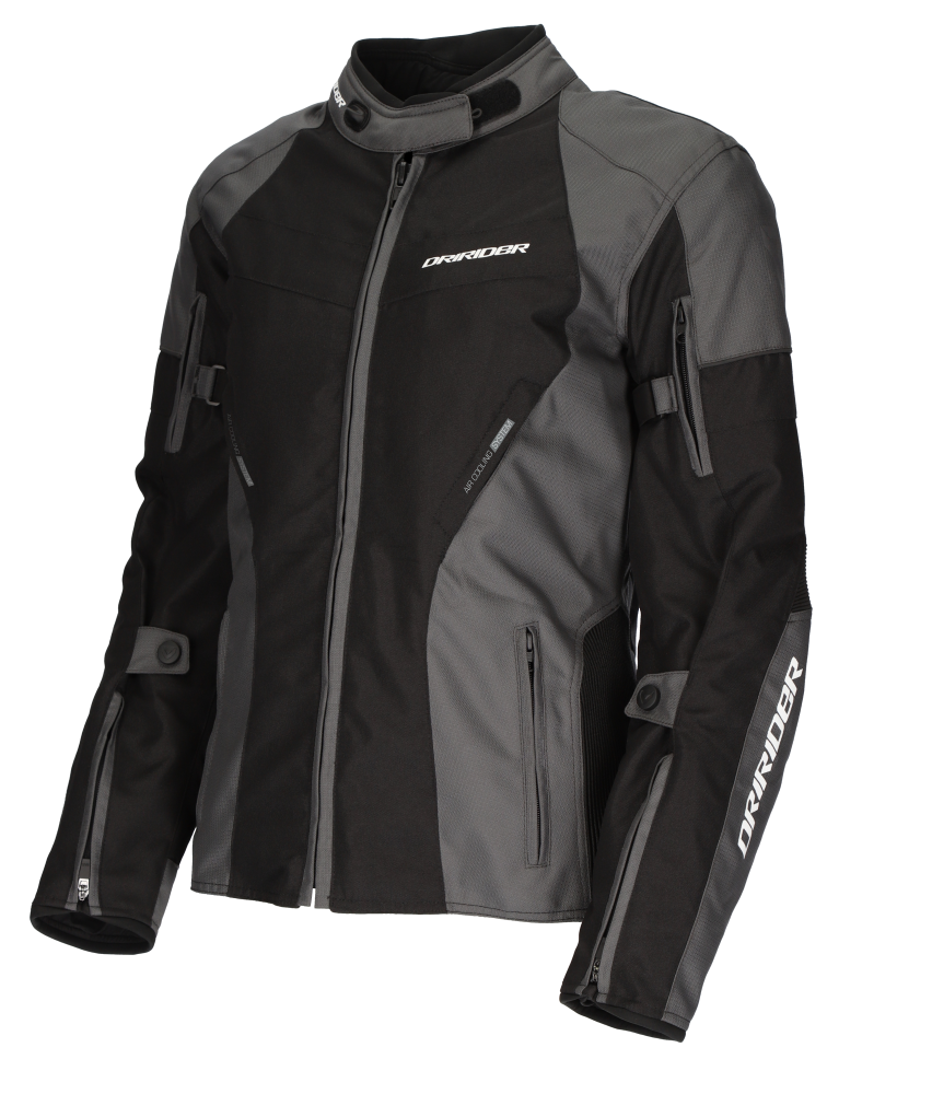 DriRider Vivid 3 Grey/Black Womens Textile Jacket