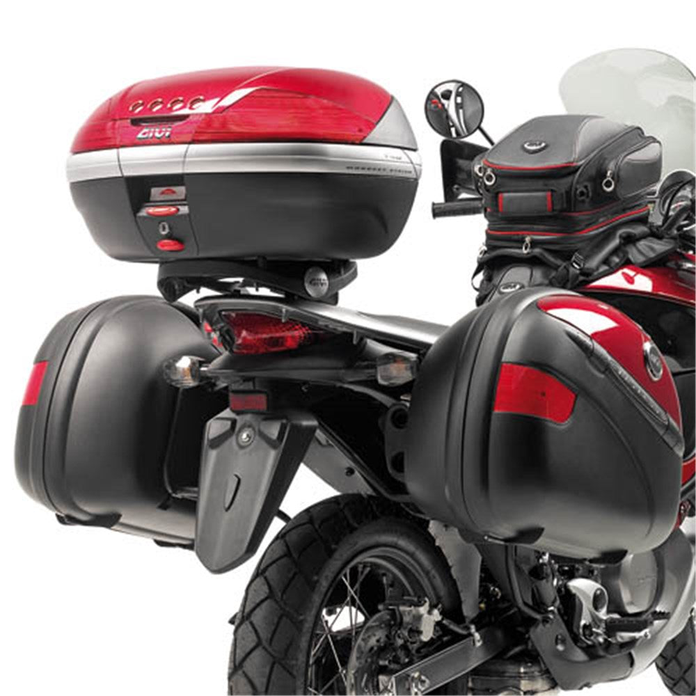 Givi E225 Top Case Rear Rack for Honda XL700V Transalp 08-13 w/Monokey Top Cases