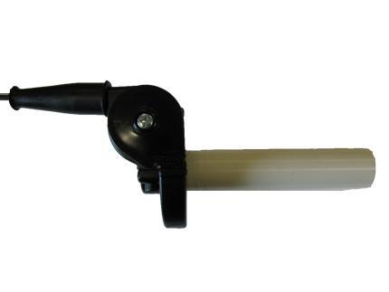 Emgo E4497750 Sports Pull Throttle Assembly Black Finish for ATV Thumb Style Throttles