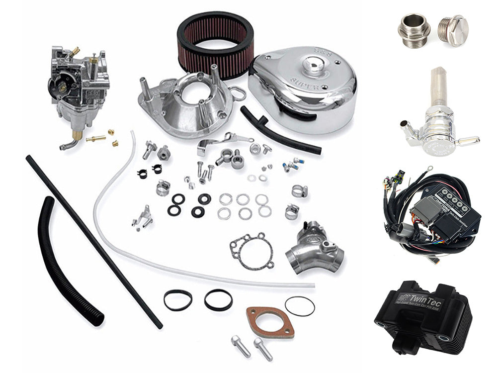 RSS EFI-03 Delphi Fuel Injection to Carb Conversion Kit for Harley-Davidson Softail/Touring 01-03 Models