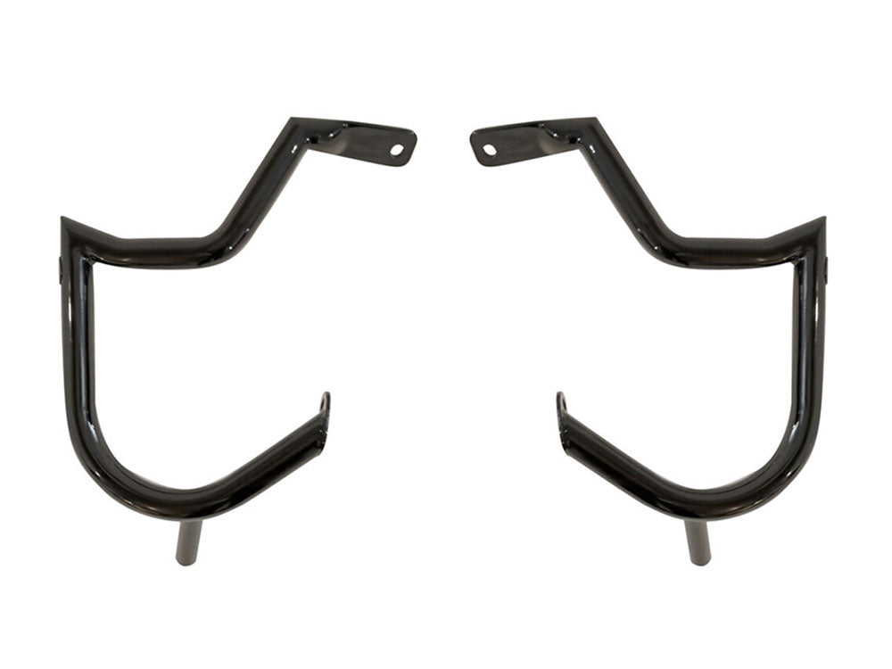 Factory 47 Cycles F47-BG3002501B Venom Rear Crashbars Gloss Black for Touring 97-Up