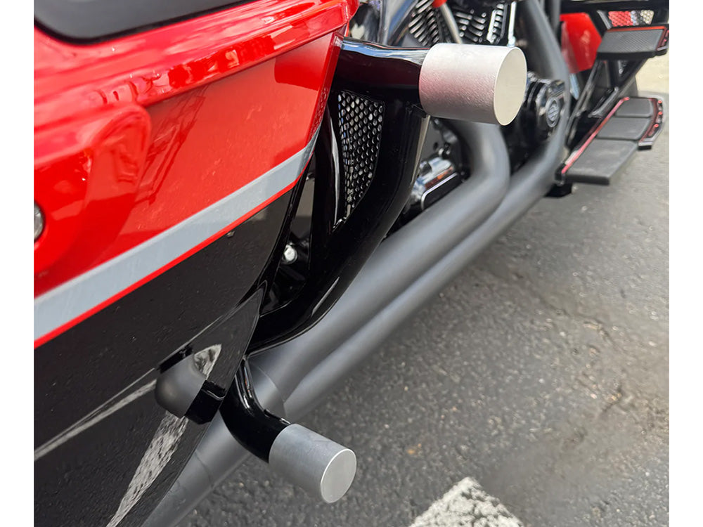 Factory 47 Cycles F47-BG4005001B Road Warrior Rear Crashbars Gloss Black for Harley-Davidson Touring 24-Up