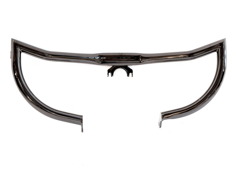Factory 47 Cycles F47-EG320001BC Guardian Front Crashbar Black Chrome for Touring 24-Up