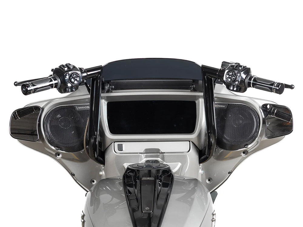 Factory 47 Cycles F47-HB1045014B 14" x 1-1/2" Delta Series Handlebar Gloss Black for Harley-Davidson CVO Street Glide 23-Up/Street Glide 24-Up