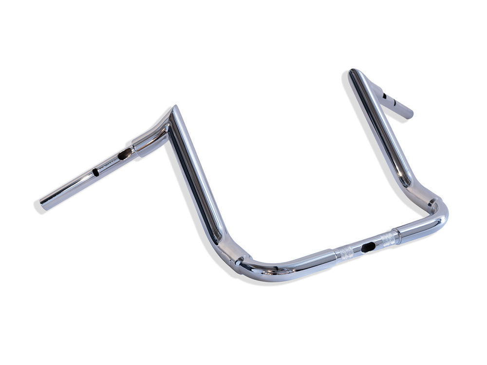 Factory 47 Cycles F47-HB1125014C 14" x 1-1/2" S Series Handlebar Chrome for CVO Street Glide 23-Up/Street Glide 24-Up